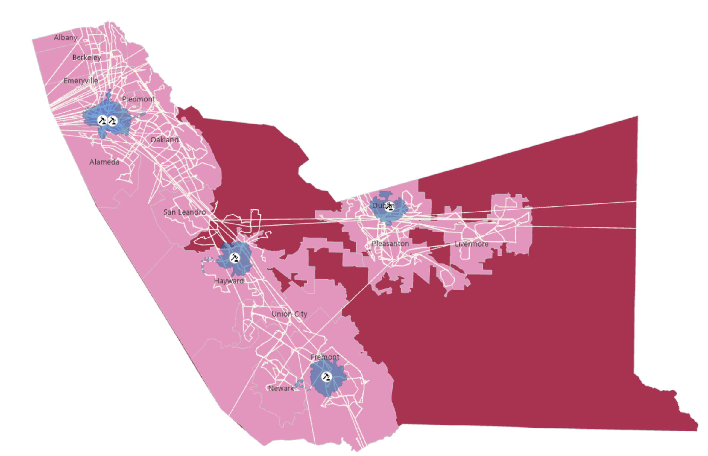 Public Transit Analysis for State Court Accessibility